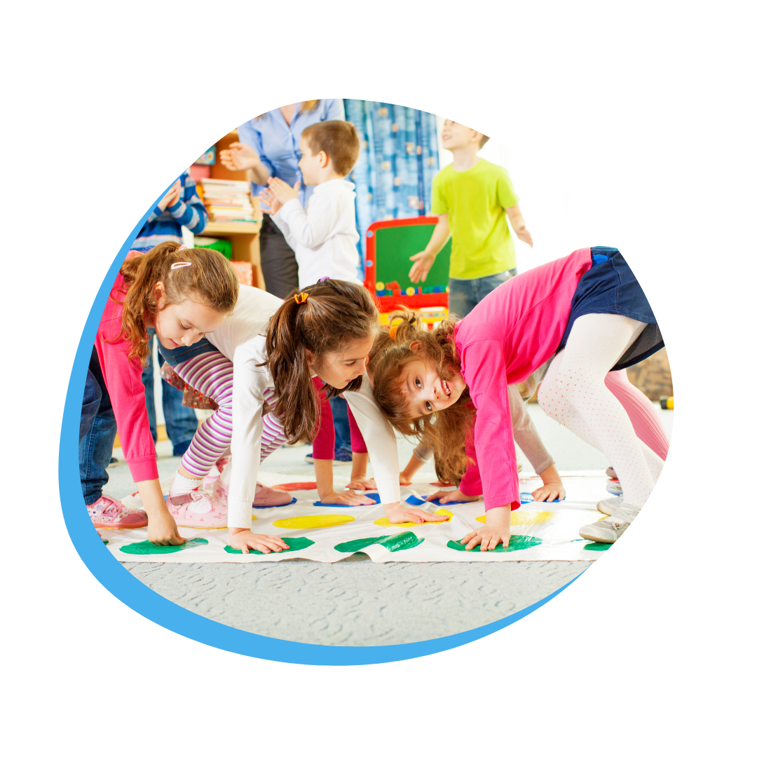 Kinderen die Bewegend Leren