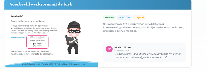 Voorbeeld uit de online bibliotheek