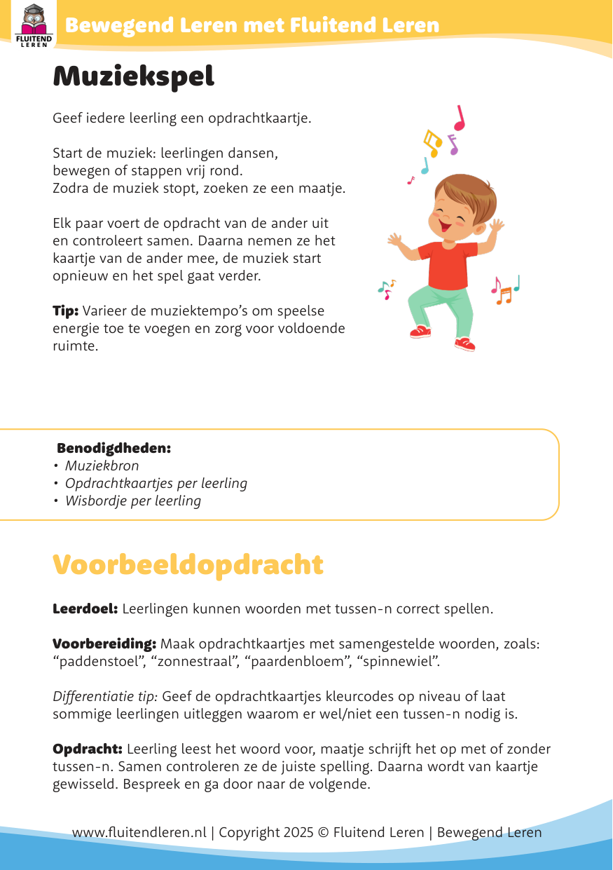 Werkvorm Muziekspel